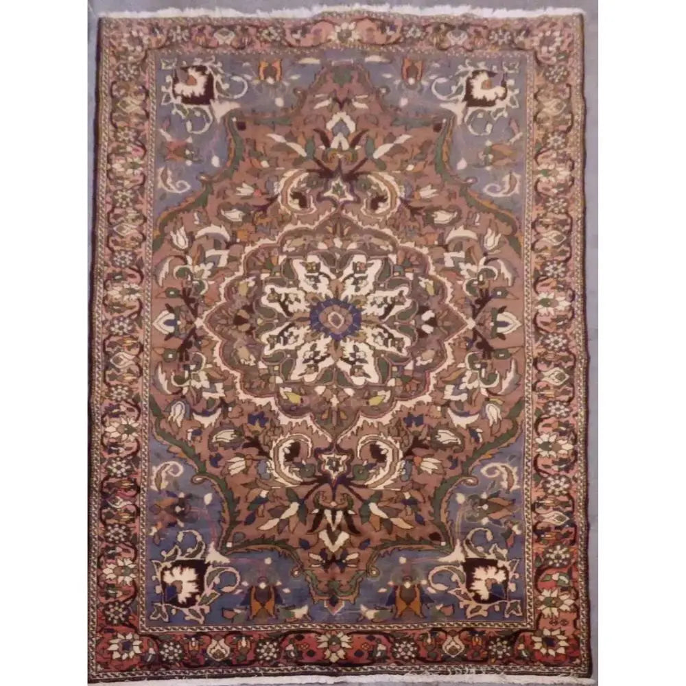 One Of The Kind Persian Tabriz Rug 10'2" x 6'8" zandirugs